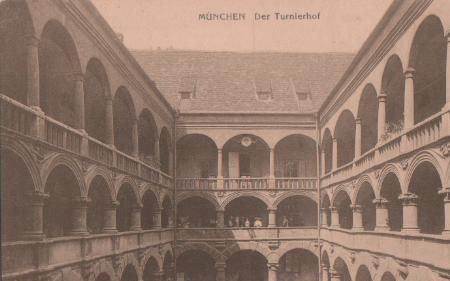 München - Der Turnierhof - ca. 1955 München - Der Turnierhof - ca. 1955