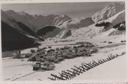 Schweiz - Sedrun - gegen Cuolm-Val Abfahrt - ca. 1960 Schweiz - Sedrun - gegen Cuolm-Val Abfahrt - ca. 1960