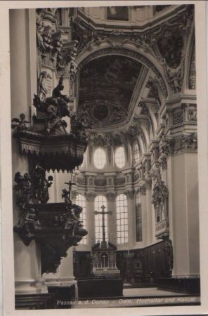 Passau - Dom, Hochaltar - ca. 1955 Passau - Dom, Hochaltar - ca. 1955