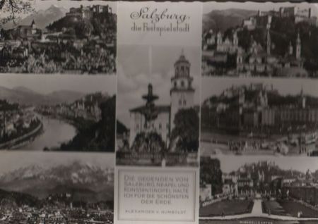 Österreich - Salzburg - 7 Teilbilder - 1962 Österreich - Salzburg - 7 Teilbilder - 1962