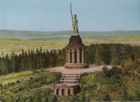 Hermannsdenkmal bei Hiddesen - 1959 Hermannsdenkmal bei Hiddesen - 1959