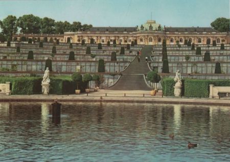 Potsdam, Sanssouci - Schloss - 1974 Potsdam, Sanssouci - Schloss - 1974