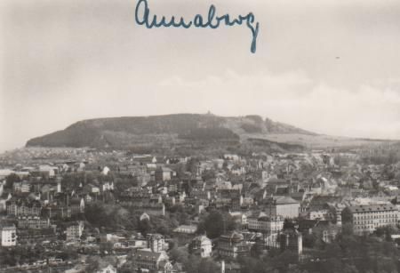 Annaberg-Buchholz - Annaberg-Buchholz - Blick zum Pöhlberg - 1975 Annaberg-Buchholz - Annaberg-Buchholz - Blick zum Pöhlberg - 1975