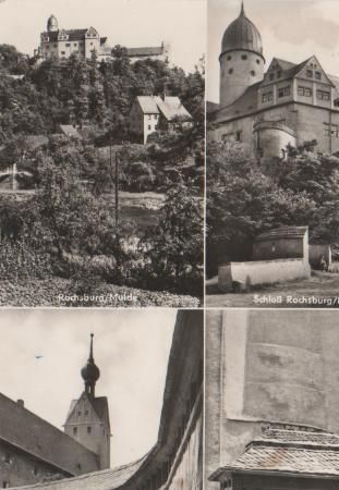 Lunzenau - Rochsburg Mulde, Schloß Rochsburg Mulde, Wehrgang, Brunnenhaus - 1970 Lunzenau - Rochsburg Mulde, Schloß Rochsburg Mulde, Wehrgang, Brunnenhaus - 1970