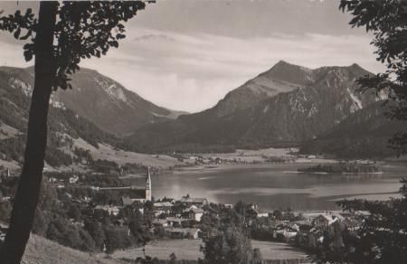 Schliersee mit Jägerkamp - 1954 Schliersee mit Jägerkamp - 1954
