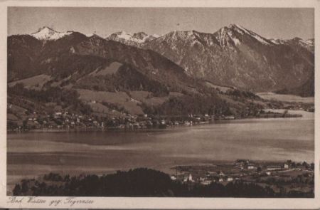 Bad Wiessee - gegen Tegernsee - 1938 Bad Wiessee - gegen Tegernsee - 1938