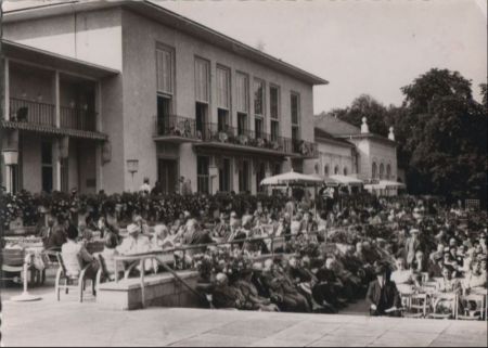 Bad Nauheim - Kurhausterrasse - ca. 1960 Bad Nauheim - Kurhausterrasse - ca. 1960