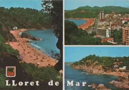 Spanien - Lloret de Mar - mit 3 Bildern - ca. 1980 Spanien - Lloret de Mar - mit 3 Bildern - ca. 1980