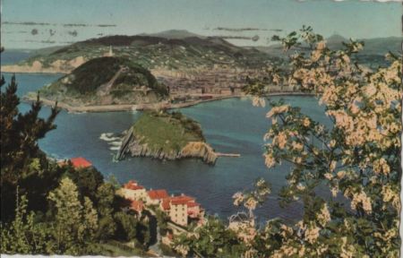 Spanien - San Sebastian - Vue generale de la baie - 1957 Spanien - San Sebastian - Vue generale de la baie - 1957