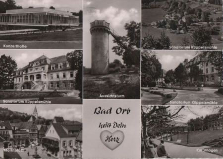 Bad Orb - u.a. Sanatorium Küppelsmühle - 1959 Bad Orb - u.a. Sanatorium Küppelsmühle - 1959
