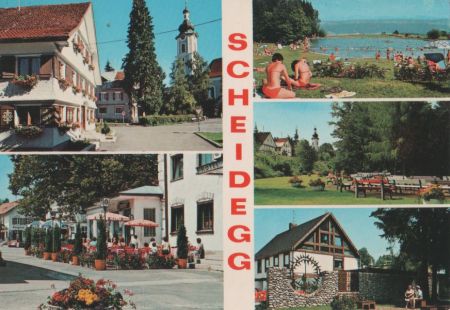 Scheidegg - mit 5 Bildern - 1982 Scheidegg - mit 5 Bildern - 1982