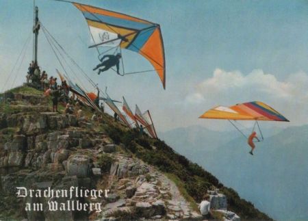 Rottach-Egern - Drachenflieger am Wallberg - ca. 1980 Rottach-Egern - Drachenflieger am Wallberg - ca. 1980