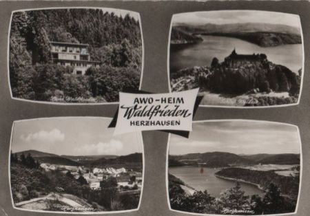 Vöhl-Herzhausen - Haus Waldfrieden - 1966 Vöhl-Herzhausen - Haus Waldfrieden - 1966