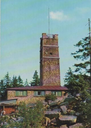 Bischofsgrün - Asenturm auf Ochsenkopf - ca. 1975 Bischofsgrün - Asenturm auf Ochsenkopf - ca. 1975