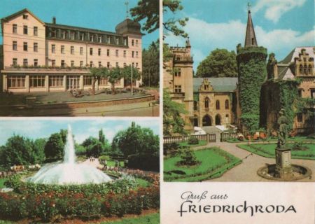 Friedrichroda - u.a. Springbrunnen im Kurpark - 1972 Friedrichroda - u.a. Springbrunnen im Kurpark - 1972