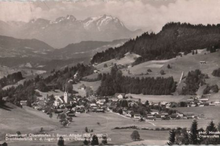 Oberstaufen - Dreiländerblick - 1958 Oberstaufen - Dreiländerblick - 1958