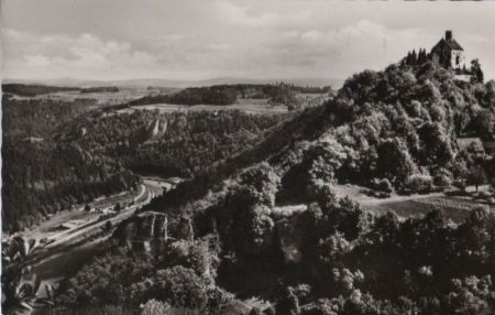 Gößweinstein - Burg und Wiesenttal - ca. 1955 Gößweinstein - Burg und Wiesenttal - ca. 1955
