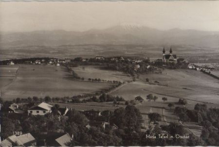 Österreich - Maria Taferl - mit Ötscher - ca. 1950 Österreich - Maria Taferl - mit Ötscher - ca. 1950