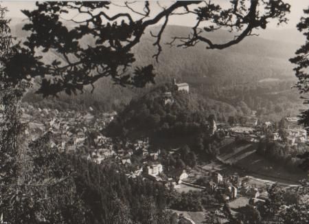 Schwarzburg vom Trippstein - ca. 1975 Schwarzburg vom Trippstein - ca. 1975