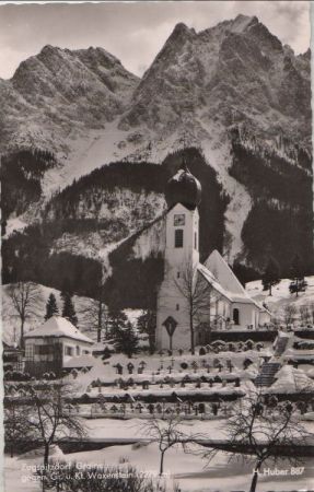 Grainau - gegen Waxenstein - ca. 1955 Grainau - gegen Waxenstein - ca. 1955