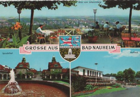 Bad Nauheim - u.a. Blick vom Johannisberg - ca. 1970 Bad Nauheim - u.a. Blick vom Johannisberg - ca. 1970