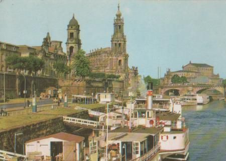 Dresden - Dampferanlegestelle - 1970 Dresden - Dampferanlegestelle - 1970