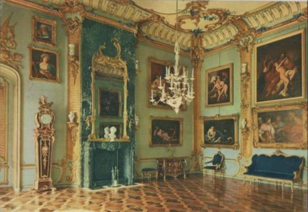 Potsdam, Sanssouci - Neues Palais, Blaue Kammer - 1980 Potsdam, Sanssouci - Neues Palais, Blaue Kammer - 1980