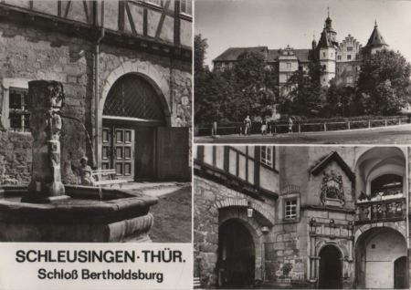 Schleusingen - Schloß Bertholdsburg - 1993 Schleusingen - Schloß Bertholdsburg - 1993
