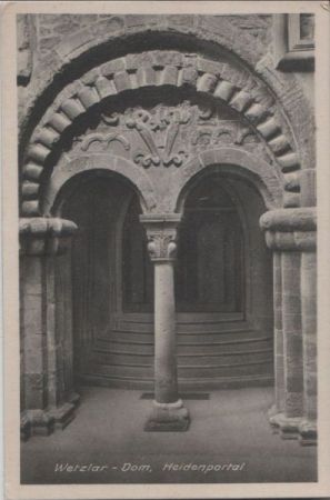Wetzlar - Dom, Heidenportal - ca. 1935 Wetzlar - Dom, Heidenportal - ca. 1935
