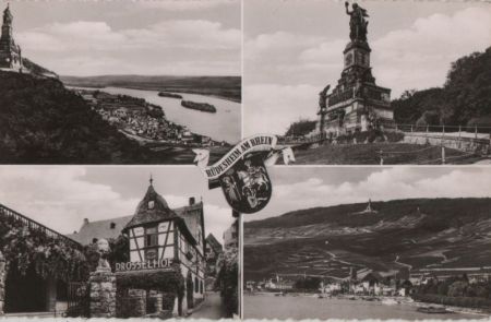 Rüdesheim - mit 4 Bildern - 1957 Rüdesheim - mit 4 Bildern - 1957