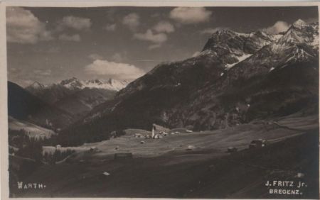 Österreich - Warth - 1925 Österreich - Warth - 1925