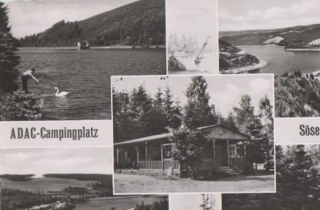 Osterode - ADAC-Campingplatz - Söse-Talsperre - 1956 Osterode - ADAC-Campingplatz - Söse-Talsperre - 1956
