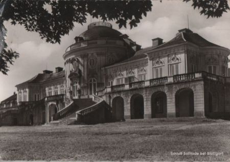Stuttgart - Schloß Solitude - 1955 Stuttgart - Schloß Solitude - 1955