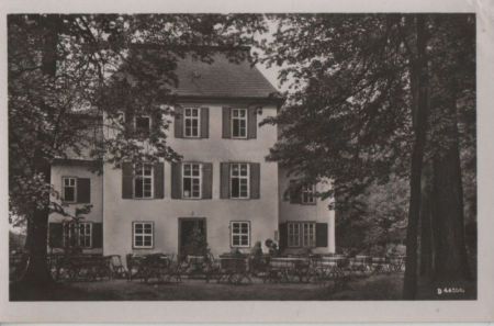 Schwarzburg - Waldgaststätte Fasanerie - 1965 Schwarzburg - Waldgaststätte Fasanerie - 1965