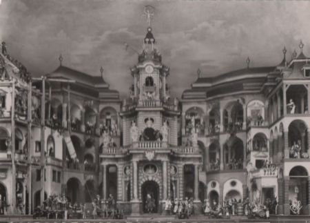 Österreich - Salzburg, Hellbrunn - Mechanisches Theater - 1954 Österreich - Salzburg, Hellbrunn - Mechanisches Theater - 1954