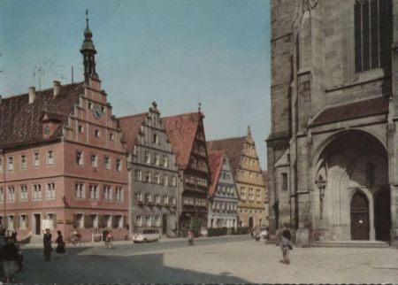 Dinkelsbühl - Marktplatz - 1962 Dinkelsbühl - Marktplatz - 1962