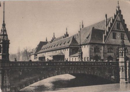 Straßburg - Rabenbrücke und Kaufhaus - ca. 1940 Straßburg - Rabenbrücke und Kaufhaus - ca. 1940