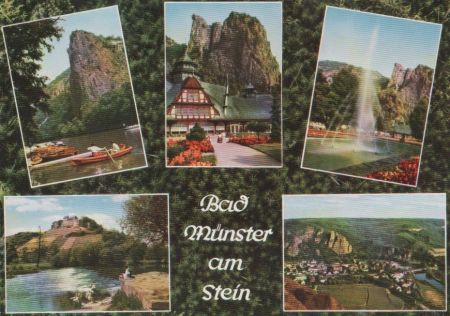 Bad Münster am Stein-Ebernburg - mit 5 Bildern - ca. 1980 Bad Münster am Stein-Ebernburg - mit 5 Bildern - ca. 1980