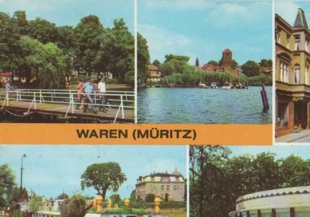 Waren Müritz u.a. Kietzbrücke - 1984 Waren Müritz u.a. Kietzbrücke - 1984