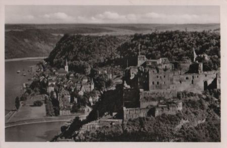 St. Goar - und Burg Rheinfels - ca. 1955 St. Goar - und Burg Rheinfels - ca. 1955