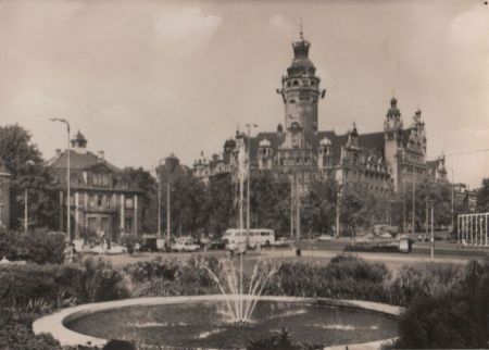 Leipzig - Neues Rathaus - 1973 Leipzig - Neues Rathaus - 1973