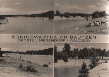 Königswartha - Ortsteil Niesendorf - Waldbad - 1975 Königswartha - Ortsteil Niesendorf - Waldbad - 1975