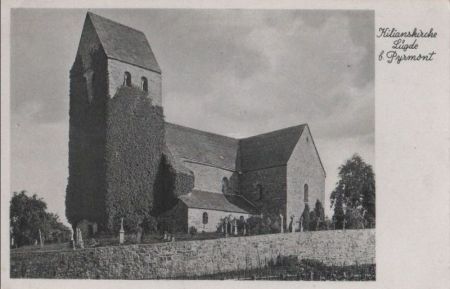 Lügde - St. Kilianskirche - ca. 1950 Lügde - St. Kilianskirche - ca. 1950