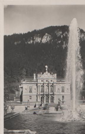 Schloß Linderhof - ca. 1955 Schloß Linderhof - ca. 1955