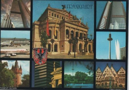 Frankfurt Main - 9 Teilbilder - ca. 1985 Frankfurt Main - 9 Teilbilder - ca. 1985