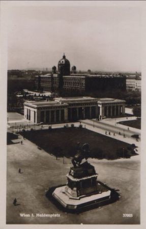 Österreich - Wien - Heldenplatz - ca. 1955 Österreich - Wien - Heldenplatz - ca. 1955