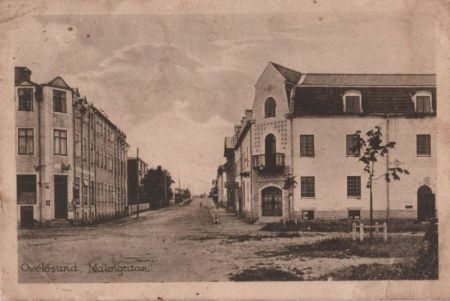 Schweden - Oxelösund - Malmgatan - 1927 Schweden - Oxelösund - Malmgatan - 1927