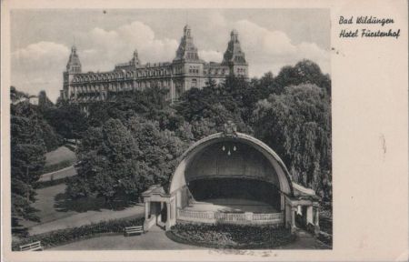 Bad Wildungen - Hotel Fürstenhof - 1952 Bad Wildungen - Hotel Fürstenhof - 1952