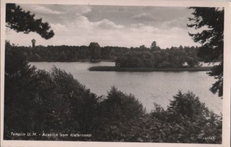 Templin - Ausblick vom Kiefernnest - 1961 Templin - Ausblick vom Kiefernnest - 1961