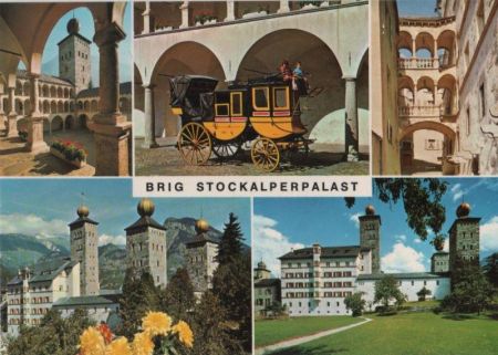Schweiz - Brig - Stockalperpalast - 1986 Schweiz - Brig - Stockalperpalast - 1986
